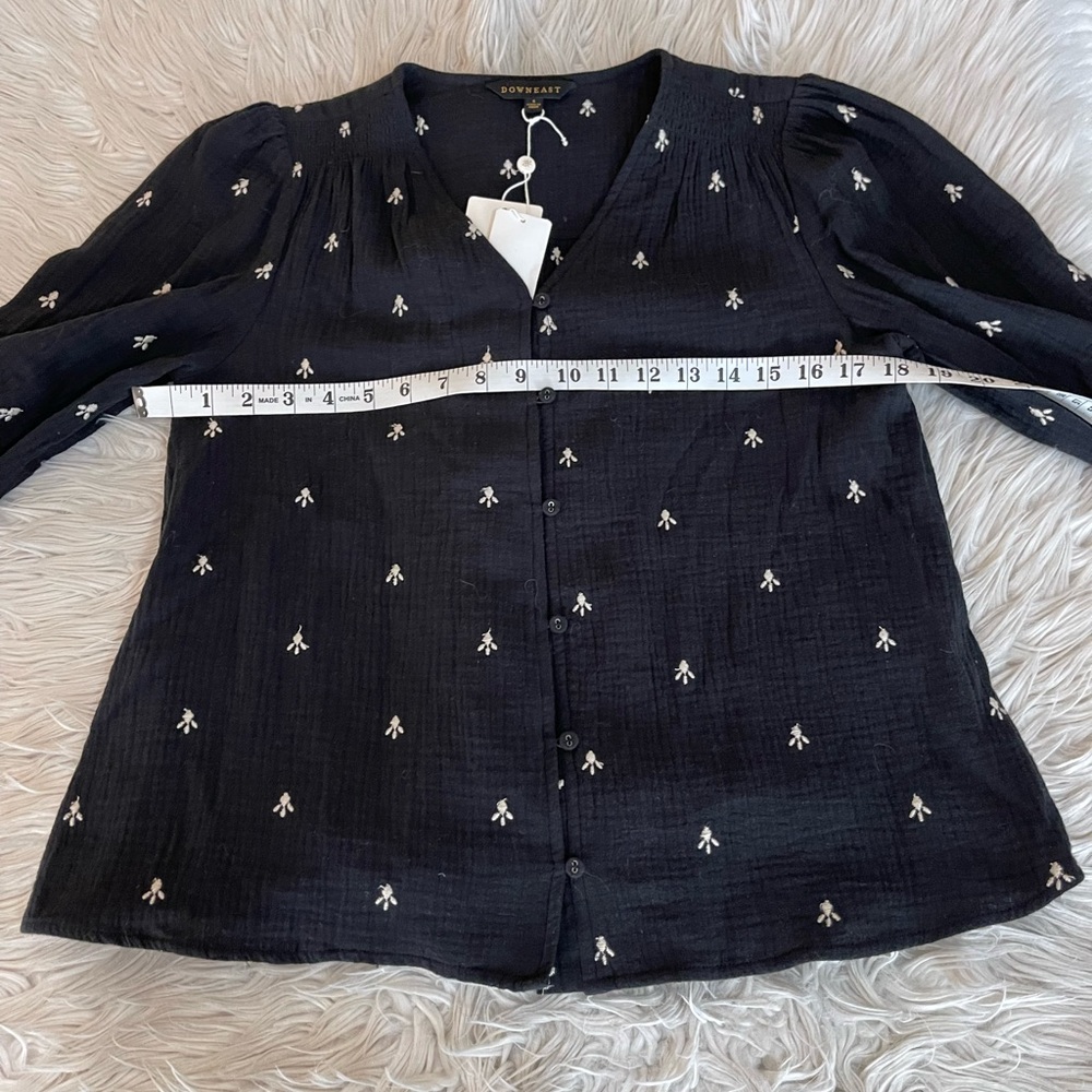 NWT | Downeast | Embroidered Top - Picture 9 of 13